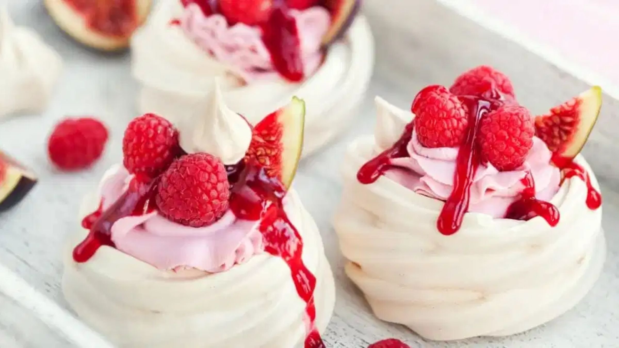 Cheats Raspberry Meringue Boats CSR Sugar